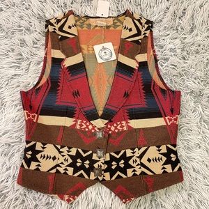 Vintage ✨ New Frontier Western vest
